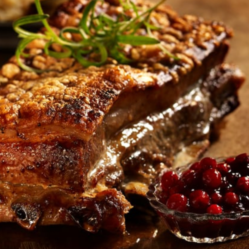 Varm ribbemiddag