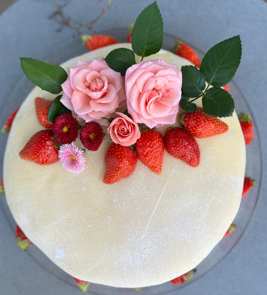 Bløtekake/marsipankake