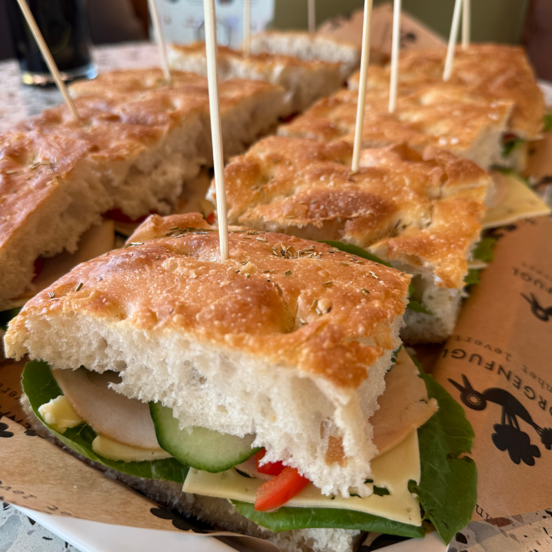Foccacia sandwich