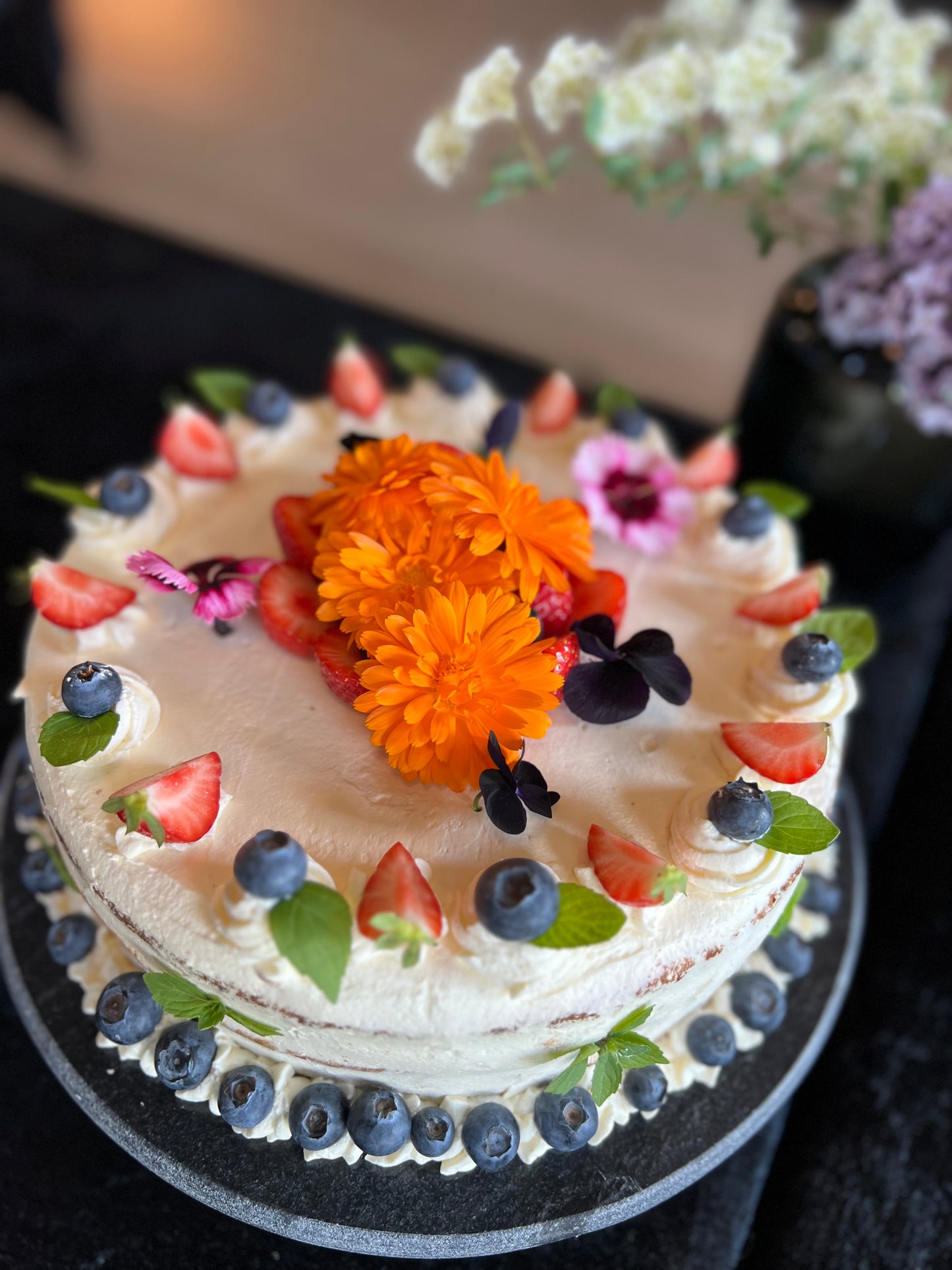 Bløtekake/marsipankake