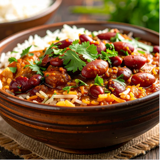 Chili con carne med ris
