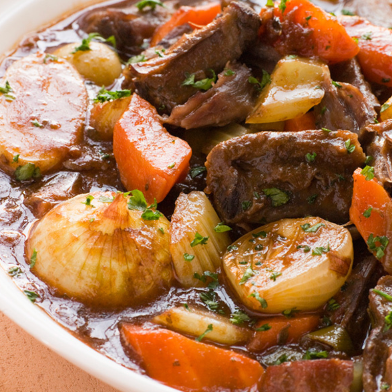 Viltgryte med potetstappe