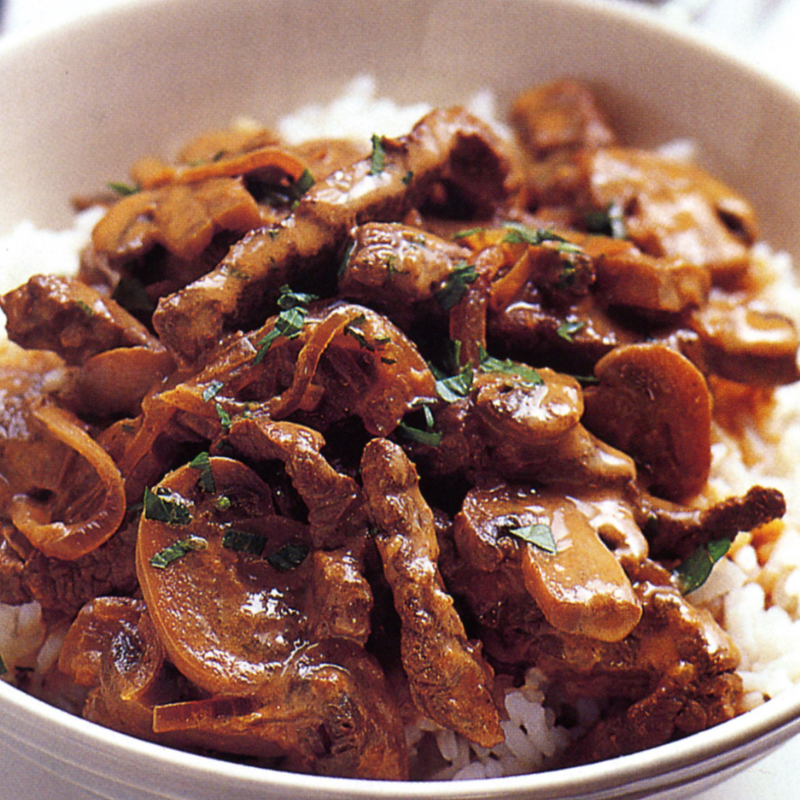 Biff stroganoff