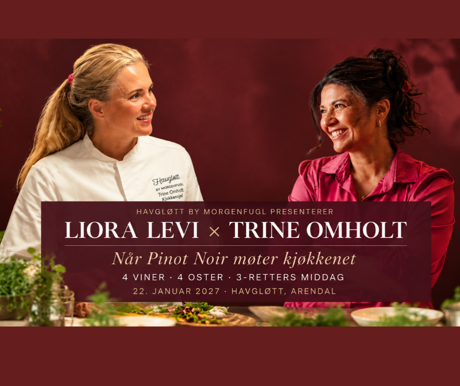 Pinot Noir med Liora Levi – Vinsmaking & 3-retters | 22. januar