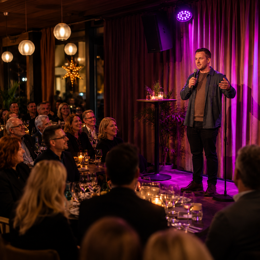Lørdag 21.november-Julebuffet & Stand-up på Havgløtt